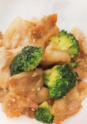 豚肉とブロッコリーのゴマ炒め-レシピのメイン写真