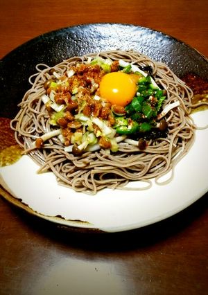 ★単身赴任専用★簡単ネバネバソバ♪-レシピのメイン写真