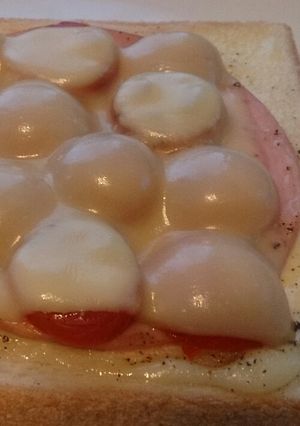 ミニトマトのピザ風トースト-レシピのメイン写真