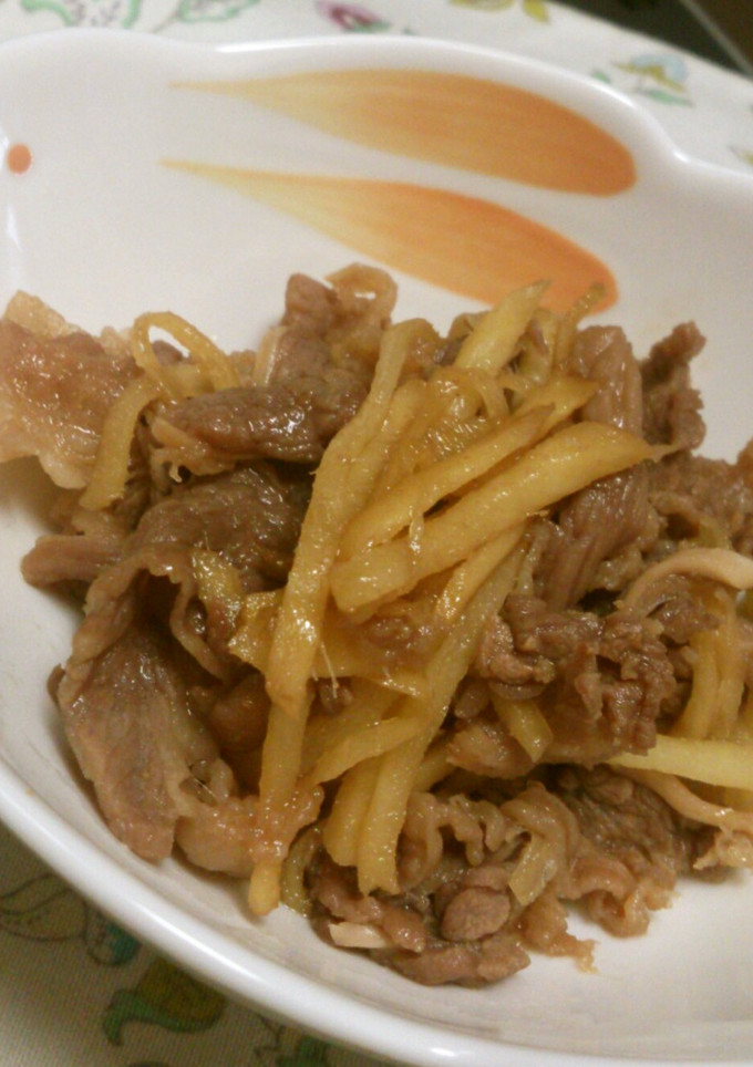 牛肉と生姜の佃煮風-レシピのメイン写真