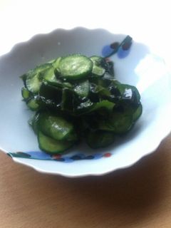 きゅうりとわかめの酢の物*-レシピのメイン写真