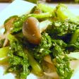 春菊ときのこのごま和え