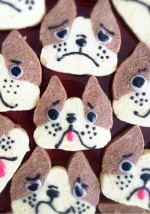 かわいい簡単！犬のアイスボックスクッキー-レシピのメイン写真
