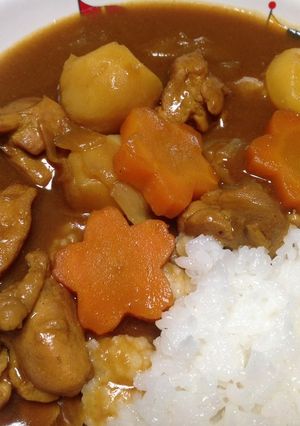 春の桜スパイシーチキンカレー-レシピのメイン写真