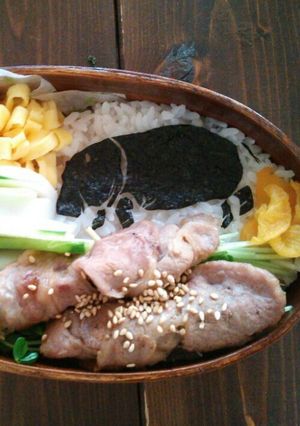 イヤガラセ弁当 カバ-レシピのメイン写真