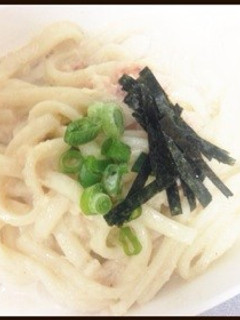 豆乳でクリーミー明太うどん-レシピのメイン写真