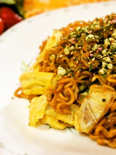 麺にコシ!食べ応えありの袋焼きそば-レシピのメイン写真