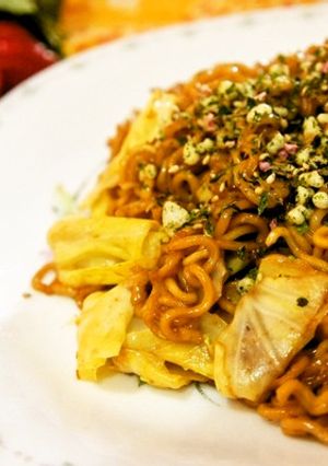 麺にコシ！食べ応えありの袋焼きそば-レシピのメイン写真