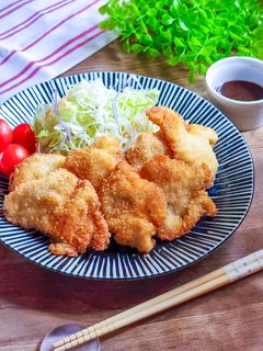 鶏むね肉でも柔らか!チキンカツ!-レシピのメイン写真