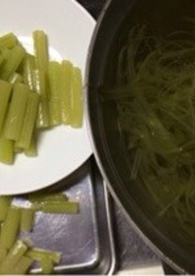 簡単☆ふきの下ごしらえ-レシピのメイン写真