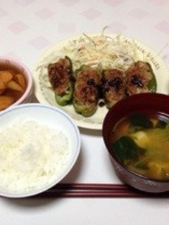 ピーマンの肉詰め-レシピのメイン写真