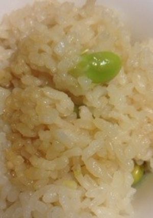 簡単な枝豆の炊き込みご飯-レシピのメイン写真