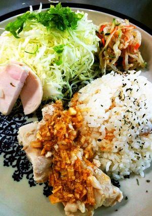 炊飯器だけで簡単シンガポールチキンライス-レシピのメイン写真