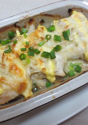 鶏ささ身のネギ&ベーコンはさみ焼き♪-レシピのメイン写真