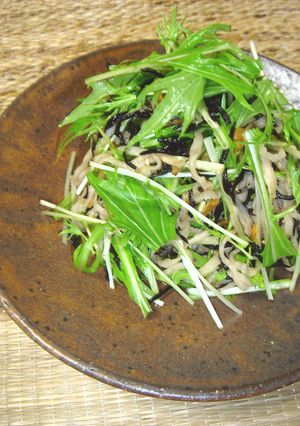 水菜と切り干し大根の柚子胡椒サラダ-レシピのメイン写真