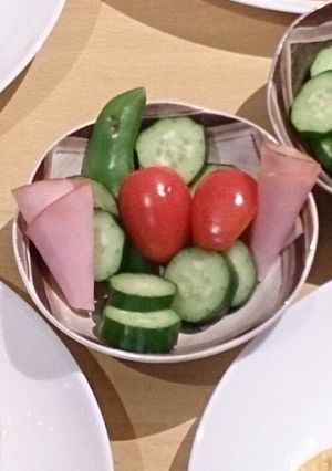 スライスハムの飾りつけ-レシピのメイン写真