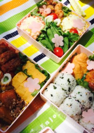 お花見お弁当-レシピのメイン写真