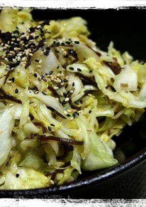 キャベツの塩昆布サラダ-レシピのメイン写真