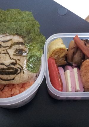 キャラ弁・サイババ-レシピのメイン写真