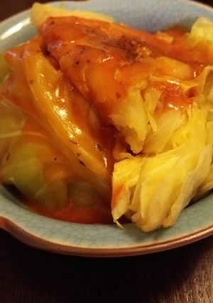 キャベツのトマトソースかけ-レシピのメイン写真