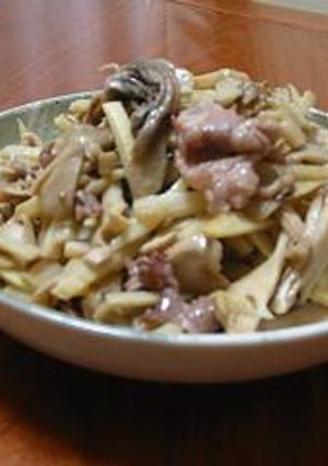 タケノコと豚肉のオイスターソース炒め-レシピのメイン写真