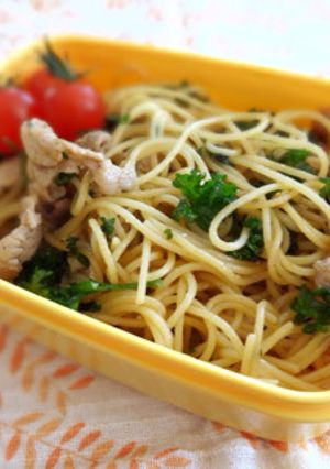 お弁当に♪超簡単パセリパスタ-レシピのメイン写真