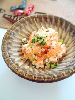 あと一品手早く簡単! お豆腐のサラダ-レシピのメイン写真