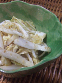 しゃきしゃき白菜の胡麻みそ和え-レシピのメイン写真