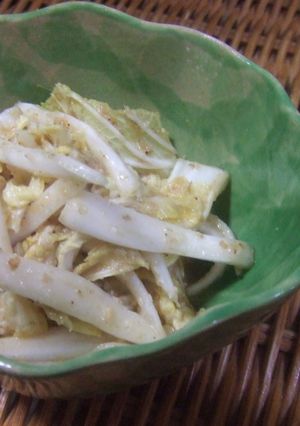 しゃきしゃき白菜の胡麻みそ和え-レシピのメイン写真