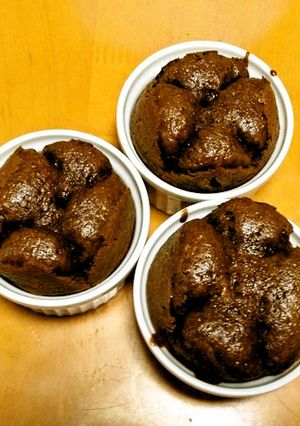 簡単！フォンダンショコラ！-レシピのメイン写真