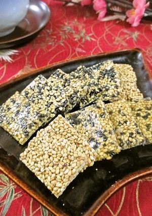 健脳おやつ✿お手軽ごまのフロランタン-レシピのメイン写真