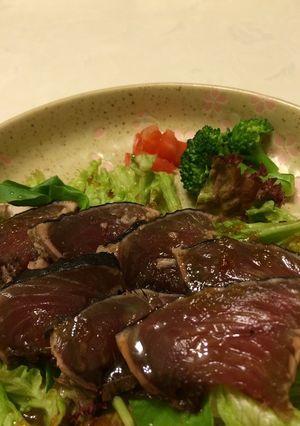 鰹たたきの和風カルパッチョ-レシピのメイン写真