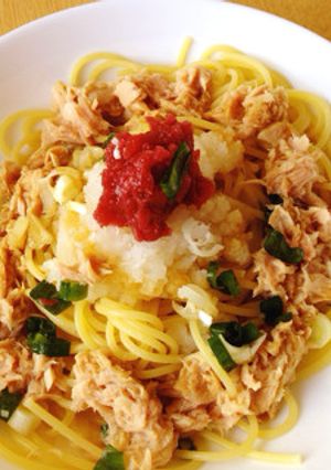 さっぱり梅パスタ-レシピのメイン写真