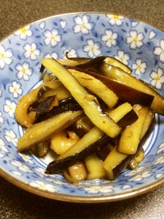 茄子の甘辛炒め-レシピのメイン写真