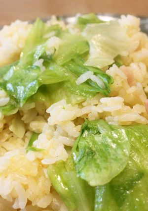 簡単レタスチャーハン-レシピのメイン写真