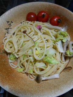 桜と春キャベツのパスタ-レシピのメイン写真