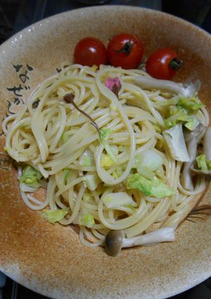 桜と春キャベツのパスタ-レシピのメイン写真