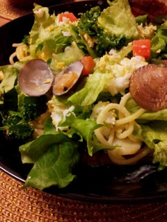 *あさりの豆乳スープサラダパスタ* -レシピのメイン写真