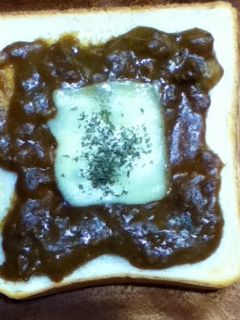 朝食に♡残りカレーのカレートースト-レシピのメイン写真