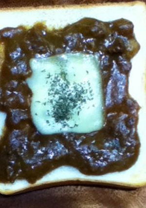 朝食に♡残りカレーのカレートースト-レシピのメイン写真