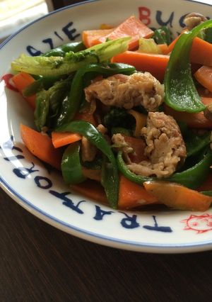 残り物＋αで簡単野菜炒め 米にも合うよ！-レシピのメイン写真