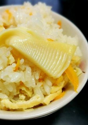 炊飯器で簡単！筍おこわ-レシピのメイン写真