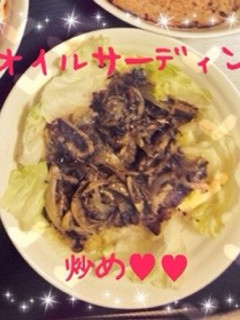 スピード料理!簡単❀オイルサーディン炒め-レシピのメイン写真