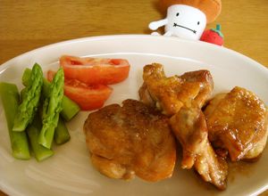 大葉にんにく醤油で簡単照り焼きチキン-レシピのメイン写真