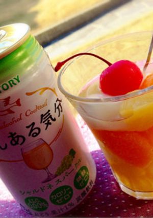 簡単ノンアルしゅわ〜フルーツポンチ.*・-レシピのメイン写真