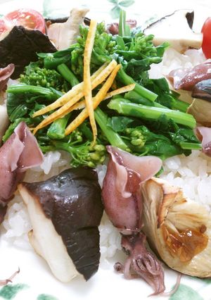 だいだい香る♪柑橘春のちらし寿司-レシピのメイン写真