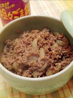 余った鍋の素で簡単万能ひき肉炒め-レシピのメイン写真