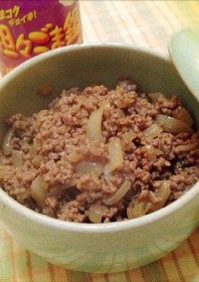 余った鍋の素で簡単万能ひき肉炒め-レシピのメイン写真
