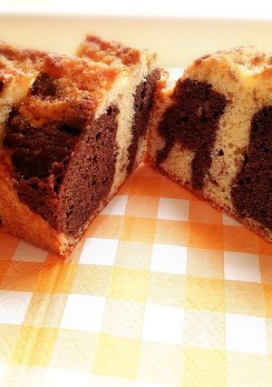 マーブルパウンドケーキ♪-レシピのメイン写真