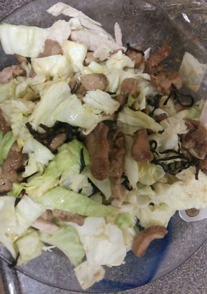 和風鶏キャベツサラダ-レシピのメイン写真